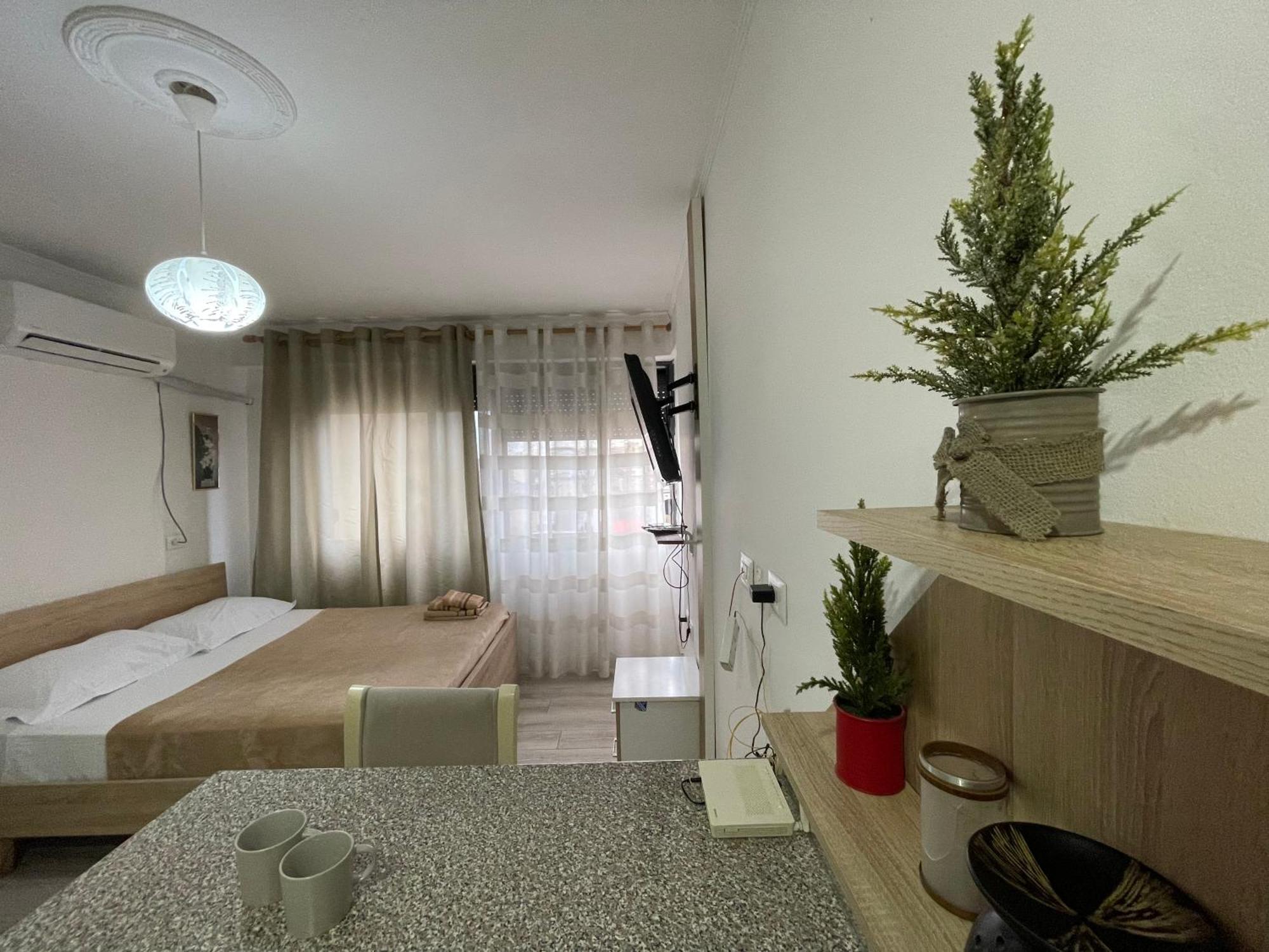 Downtown Modern Studio Apartment Tirana Esterno foto